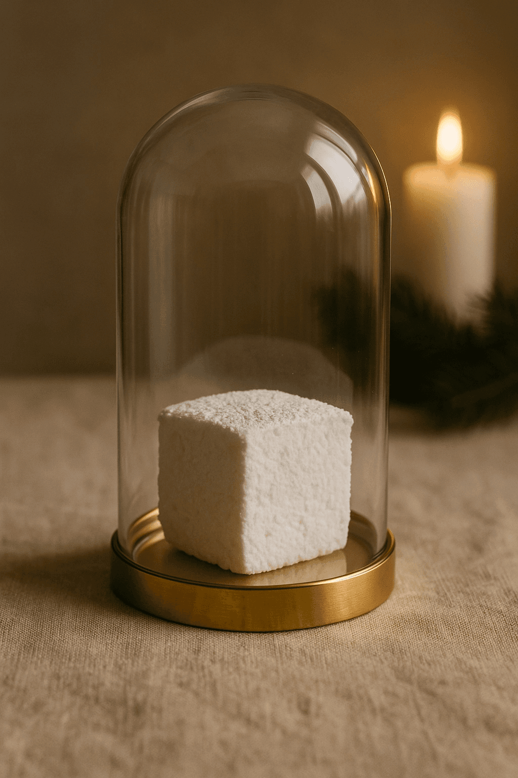 Rader av marshmallows